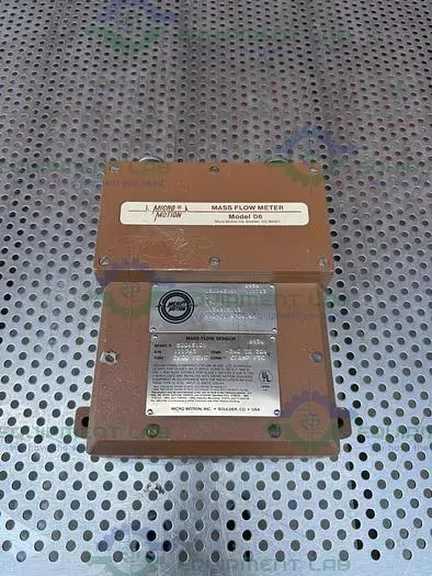 Used MICRO MOTION D6 MASS FLOW METER 2600 PSIG, -240 TO 204°C Flowmeters California US | Equipment Lab #485769