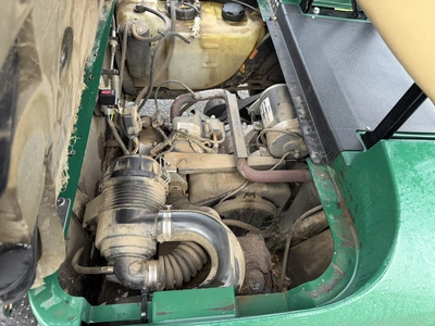 (1) 2019 E-Z-Go EFI golf cart with a Kawasaki gas engine, model 657061G01, includes canopy, fold-dow...