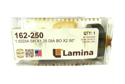 LOT OF 2 NEW LAMINA 162-250 SPOOL RETAINER PAD 1.62DIA SHX1.25 DIA BOX2.50"