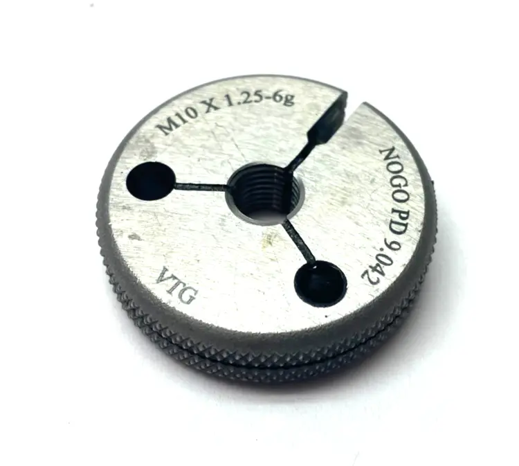 Used VERMONT GAGE THREADED RING GAUGE M10X1.25-6G NOGO PD 9.042 Pin & Plug Gages Michigan US | Maverick Industrial Sales #1122968