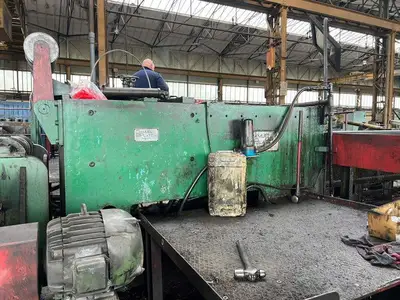 Used SAMUEL PLATT BRIGHT BAR DRAWING, STRAIGHTENING & SAWING LINE (14722) Draw Benches Connecticut US | Machinery International LLC #1557867