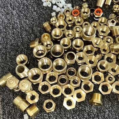 Extra Large Assorted Lot of Connectors Various Elbows,Tees,Straight,etc