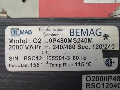 USED BEMAG O2000P480MS240M