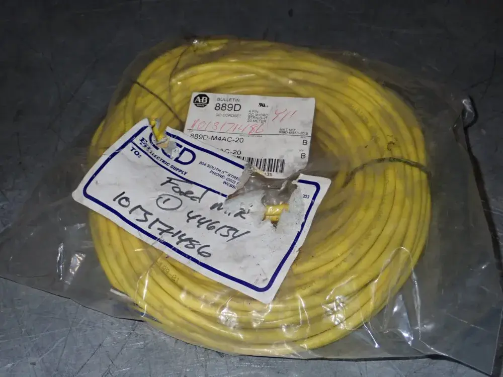 New | in-Stock ALLEN BRADLEY 889DM4AC20 Cable & Wire Ohio US | HGR 24 #1070096