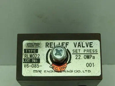 SR Engineering RLM022 Hydraulic Pressure Relief Valve 22MPa