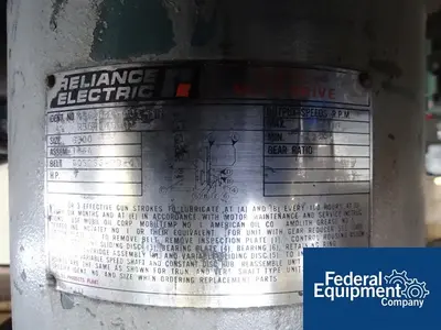USED Union Process 1SDG UNION PROCESS ATTRITOR, S/S, 3 HP