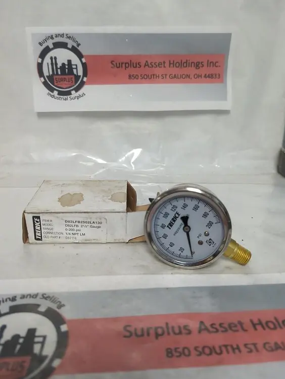 New | in-Stock TRERICE D82LFB Universal Pressure Meters Ohio US | Surplus Asset Holdings #1403165