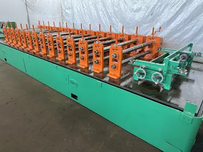 14 STAND X 3" ARBOR X 48" YODER ROLLFORMER. STOCK #18133
