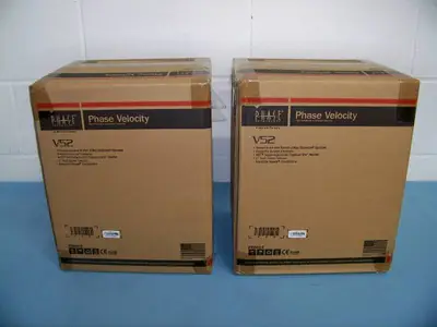 (2) Phase Technologies V52 5.25" 120W 2-Way Bookshelf Speakers - NEW IN BOX