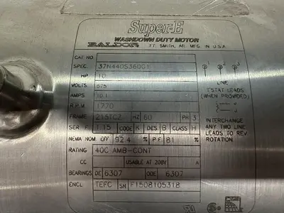 USED BALDOR 37N4405360G1