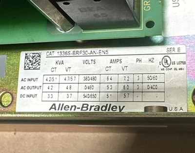 USED ALLEN BRADLEY 1336S-BRF30-AN-EN5