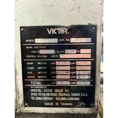 29″ x 120″ Used Victor Lathe Model 29120