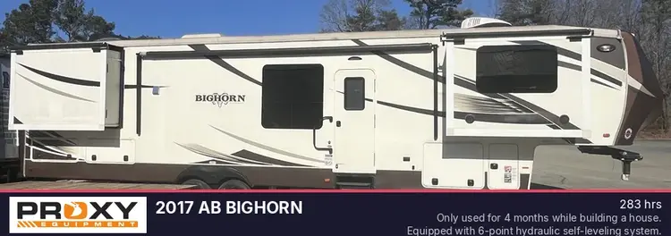 Used 2017 AB BIGHORN Campers, Caravans, Motorhomes North Carolina US | Proxy Equipment #1385377