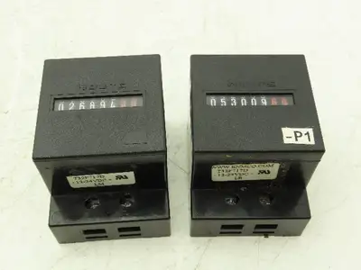 ENM Counting Instruments T32F717D AC/DC DIN Rail Mount Hour Meter 12/24VDC