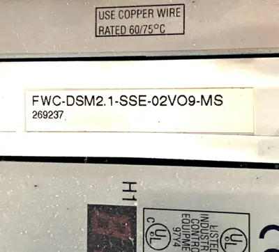 USED INDRAMAT DDS02.1-W200-D, FWC-DSM2.1-SSE-02VO9-MS, DSS 1.3