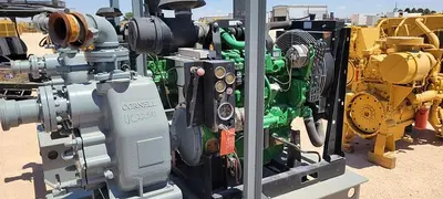 USED 2015 JOHN DEERE 4045 WITH CORNEL PUMP TRASH PUMP
