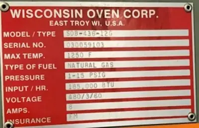 USED WISCONSIN SDB-436-12G