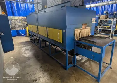 30"W x 12"H x 14'L High Temperature Belt Conveyor Oven, Electric, 1000°F
