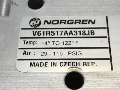 USED NORGREN V61R517AA318JB
