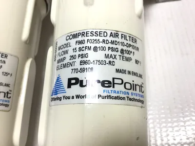 PurePoint F960 Compressed Air Filter 15 SCFM 100/250 PSIG 100/125°F