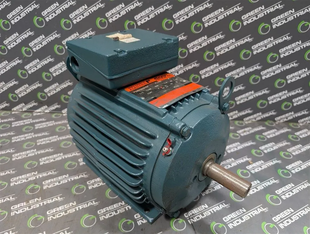 1/2 HP Reliance Electric P14G7701N-GJ Electric Motor 460V 1140 RPM Used
