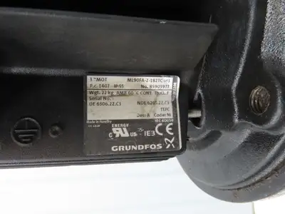 Grundfos CRN5-7 A-FGJ-G-V-HQQV Inline Centrifugal Pump 1-1/4" Flanged 230/460V