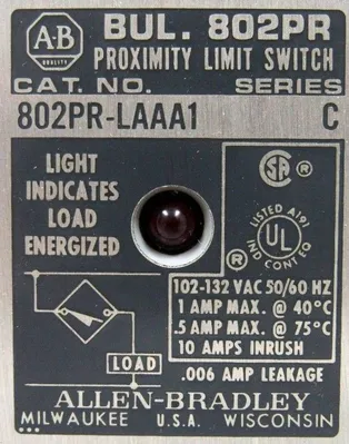 NEW ALLEN BRADLEY 802PR-LAAA1 PROXIMITY SWITCH 802PRLAAA1 SERIES C