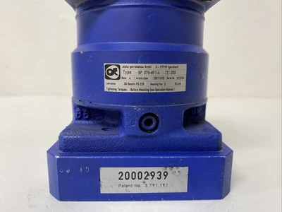 USED ALPHA GETRIEBEBAU SP-075-MF1-4-121-000