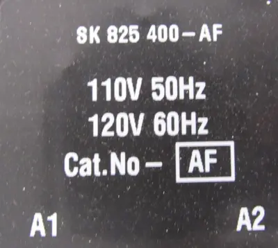 NEW ABB SK825485-AF CONTACTOR SK825485AF 110/120V