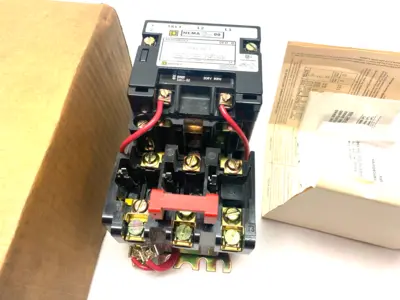 USED SCHNEIDER ELECTRIC, SQUARE D NONREVERSING NEMA MOTOR STARTER TYPE S, 3-PHASE 3-POLE