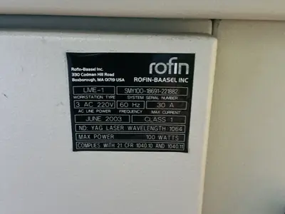 Used 2003 ROFIN LME1 Laser Markers Ohio US | HGR 24 #1096739