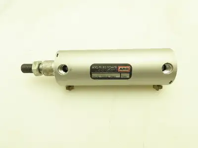Aro 0420 5009 040 Pneumatic Air Cylinder 2" Bore 4" Stroke Needle Valve Ports