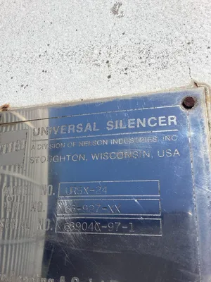 Universal Silencer Vertical Steel 4000 Gallon Tank; Model URSX-24