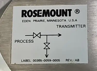 Rosemount C306101126-0000 Gage/ Transmitter Manifold 1/2" NPT 10. Loc6D-23