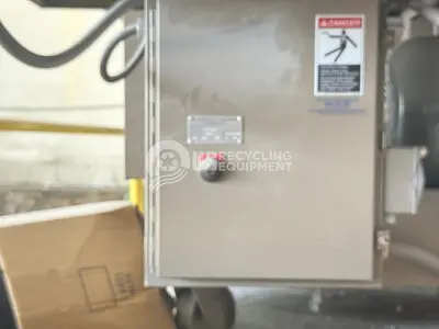 USED ALLEGHENY 18-250C PAPER SHREDDER WITH INFEED CONVEYOR