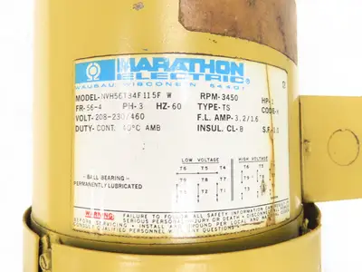 Aurora 324 BF Centrifugal Pump 1.5"x 2" NPT 1Hp 3450 RPM 480V 3PH Brass Impeller