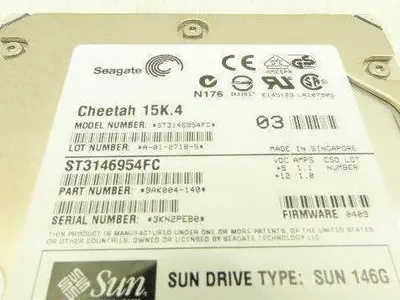 Sun/Seagate Cheetah 15K.4 Hard Drive Fibre Channel 15k rpm 3.5" 146Gb Lot of 2