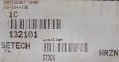 NEW SEALED KUKA 00-104-196 DEVICENET SCANNER CARD LPDN 00104196