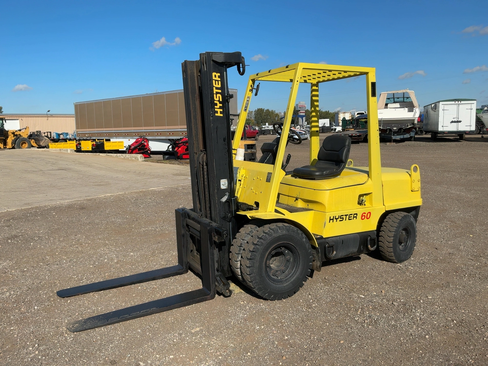 Used HYSTER H60XM DIESEL Internal Combustion Forklifts: Pneumatic Tire Michigan US | Miedema Asset Management Group #1579234