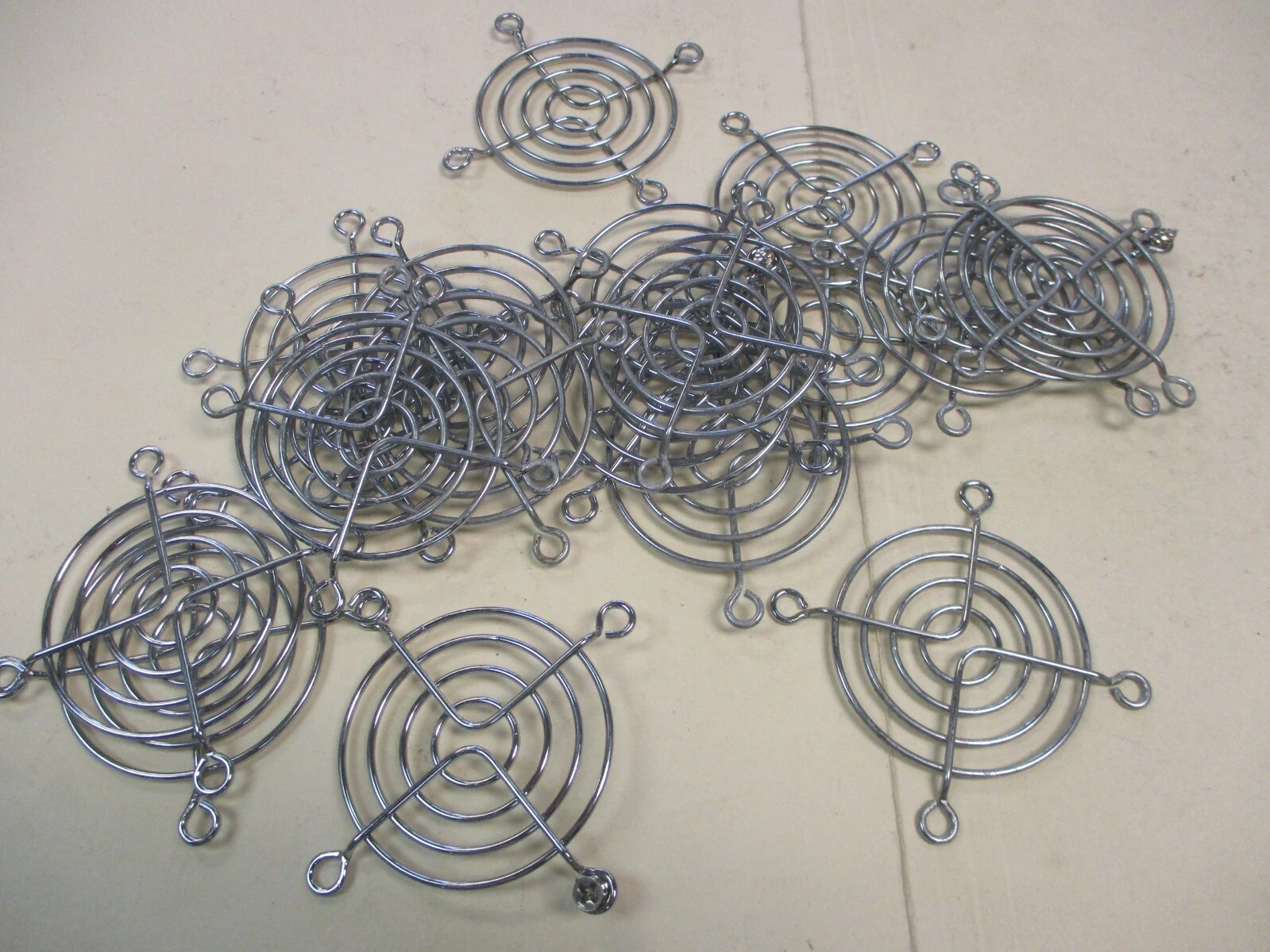 Used 3" Silver Wire/Finger Grill Guard for Brushless Fans (QTY 19)