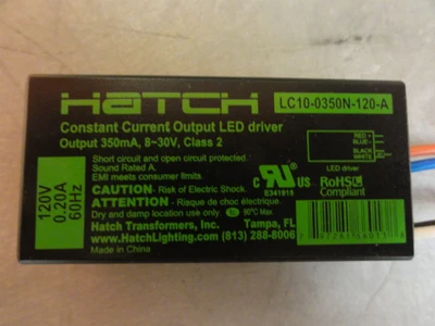 NEW HATCH TRANSFORMERS INC. LC10-0350N-120-A