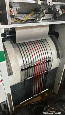 Used Wenzhou RZJD-G350J Paper Bag Making Machine with Window Unit, Hot Melt Glue & Valco Melton System