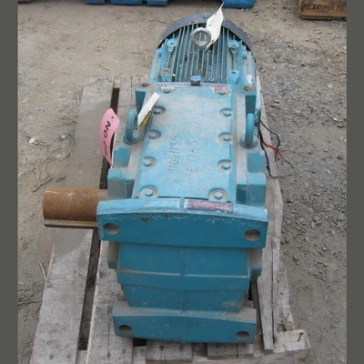 15HP Brook Crompton Rexnord SKZN65C12.5-D1 Right-Angle Gearhead Motor