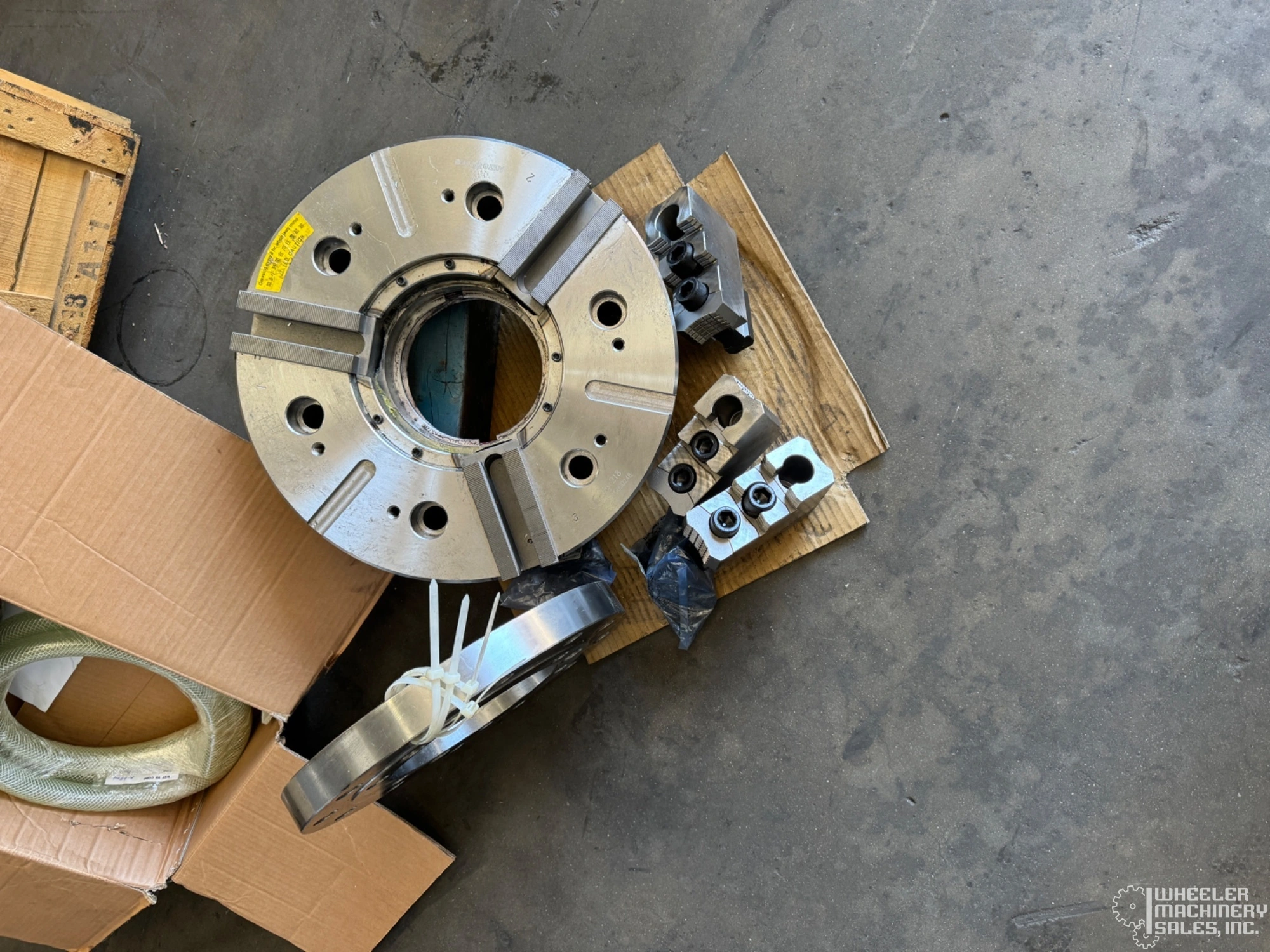 18" Auto Strong NB-218 3-Jaw CNC Power Chuck w/ Air Actuation System #7486 #1