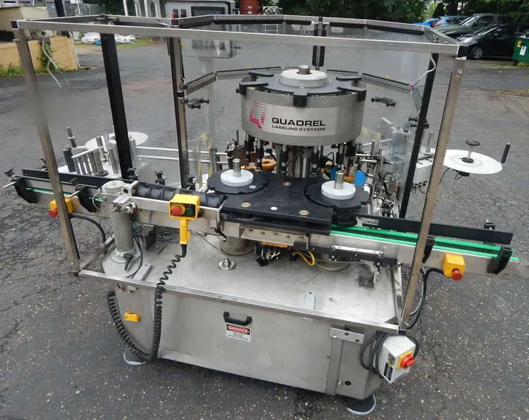 Used QUADREL DUAL SIDE LABELER ROTARY Pressure Sensitive Labelers New Jersey US | Champion Trading Corporation #423913