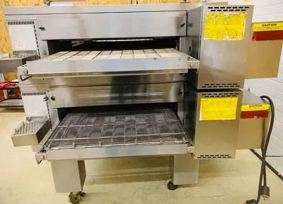 Middleby Marshall PS570G Double Stack Conveyor Pizza Ovens Tested / Working!