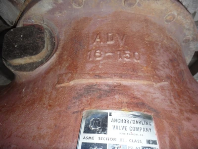 Anchor Darling 16" 150 lb Check Valve