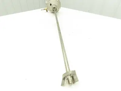 MXD Process Gast 2AM-NRV-90 Pneumatic Air Motor Drum Mixer 2" Bung Agitator 31"