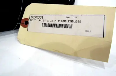 NEW GATES 9 X 331 RE BELT ROUND ENDLESS BELT 88203473 9X331REBELT