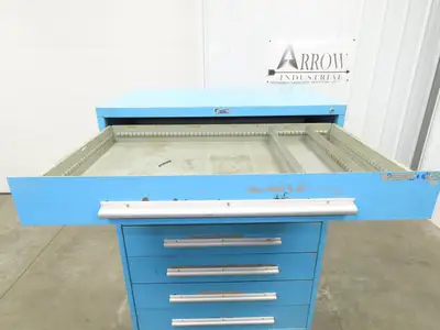 Nu-Era Tool Storage Cabinet Modular 8 Drawer 45x28x61" Stanley Vidmar Lista